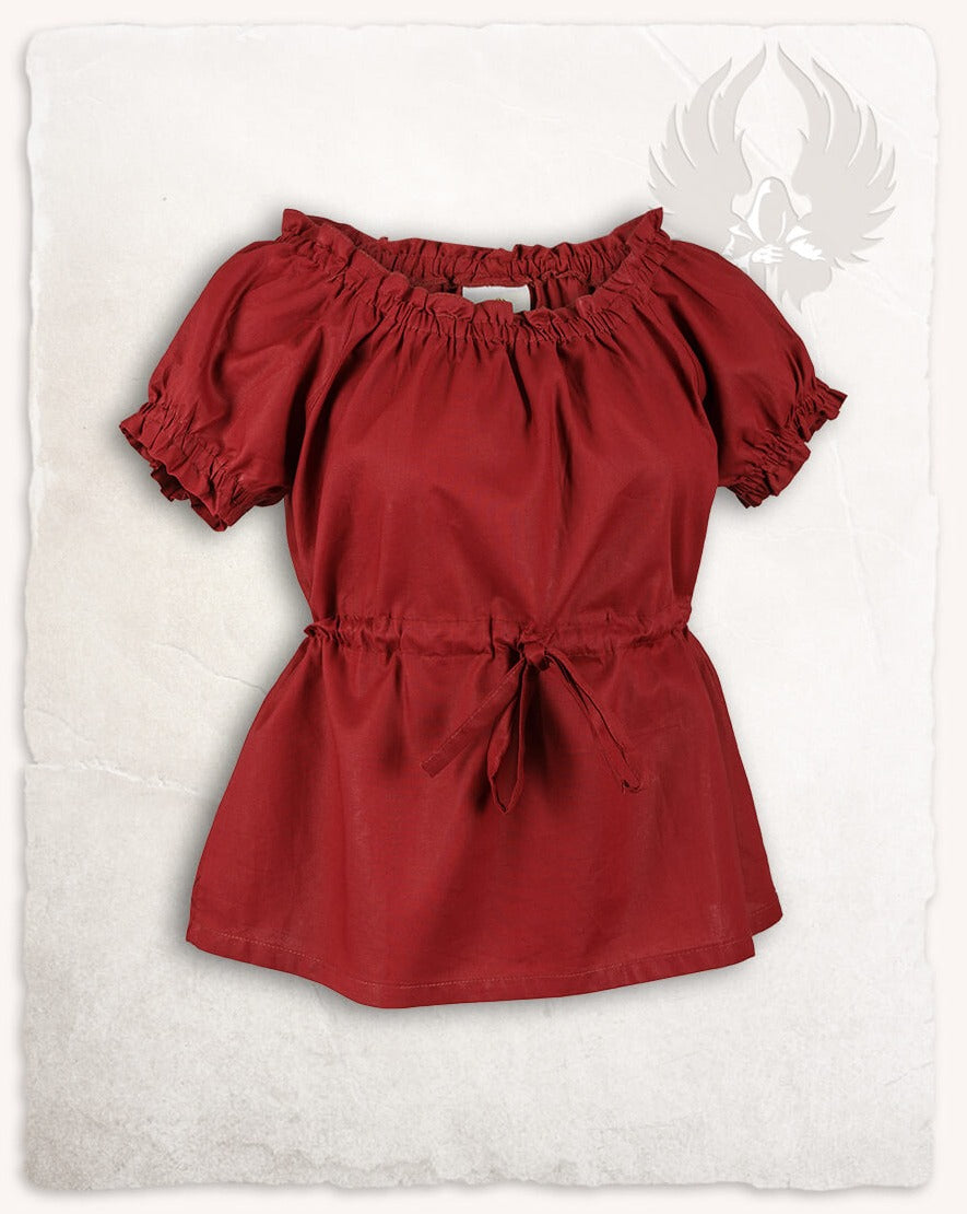 Blouse Margareta - Bordeaux Rood