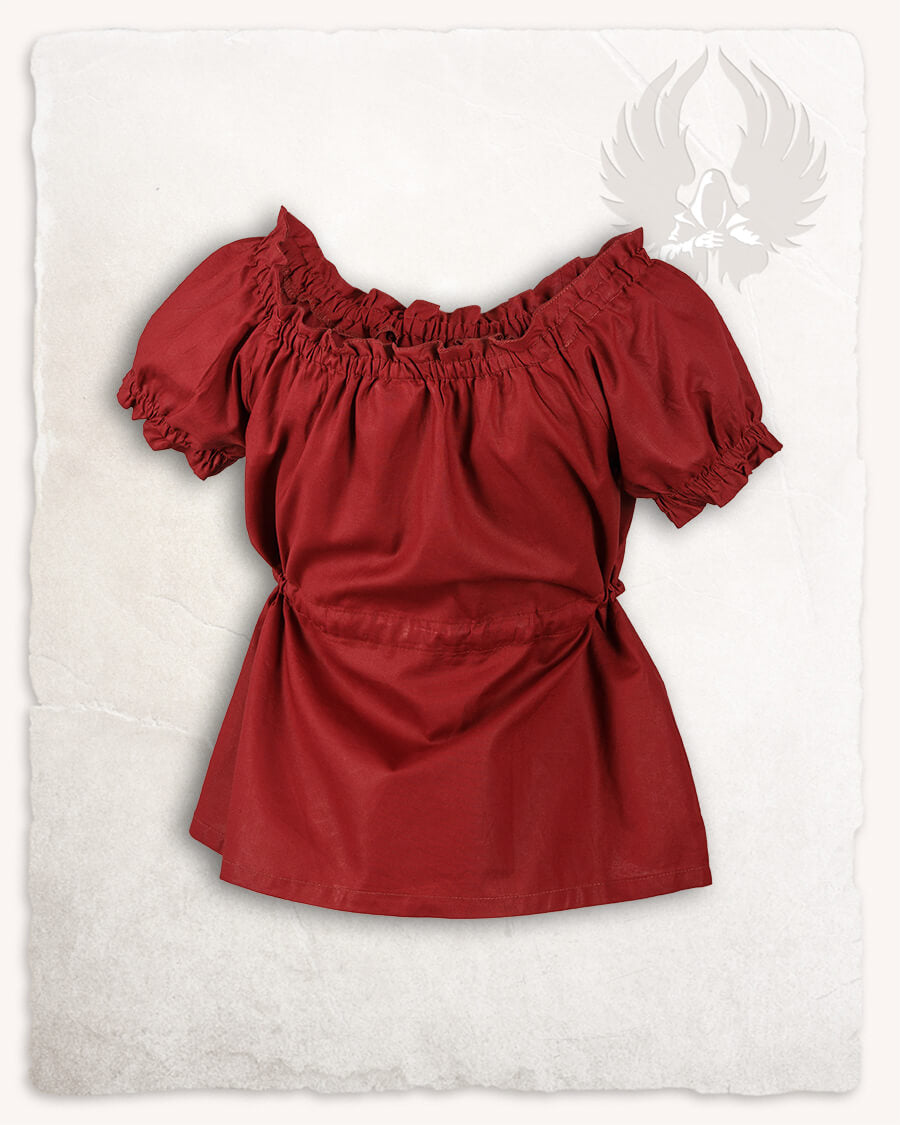 Blouse Margareta - Bordeaux Rood